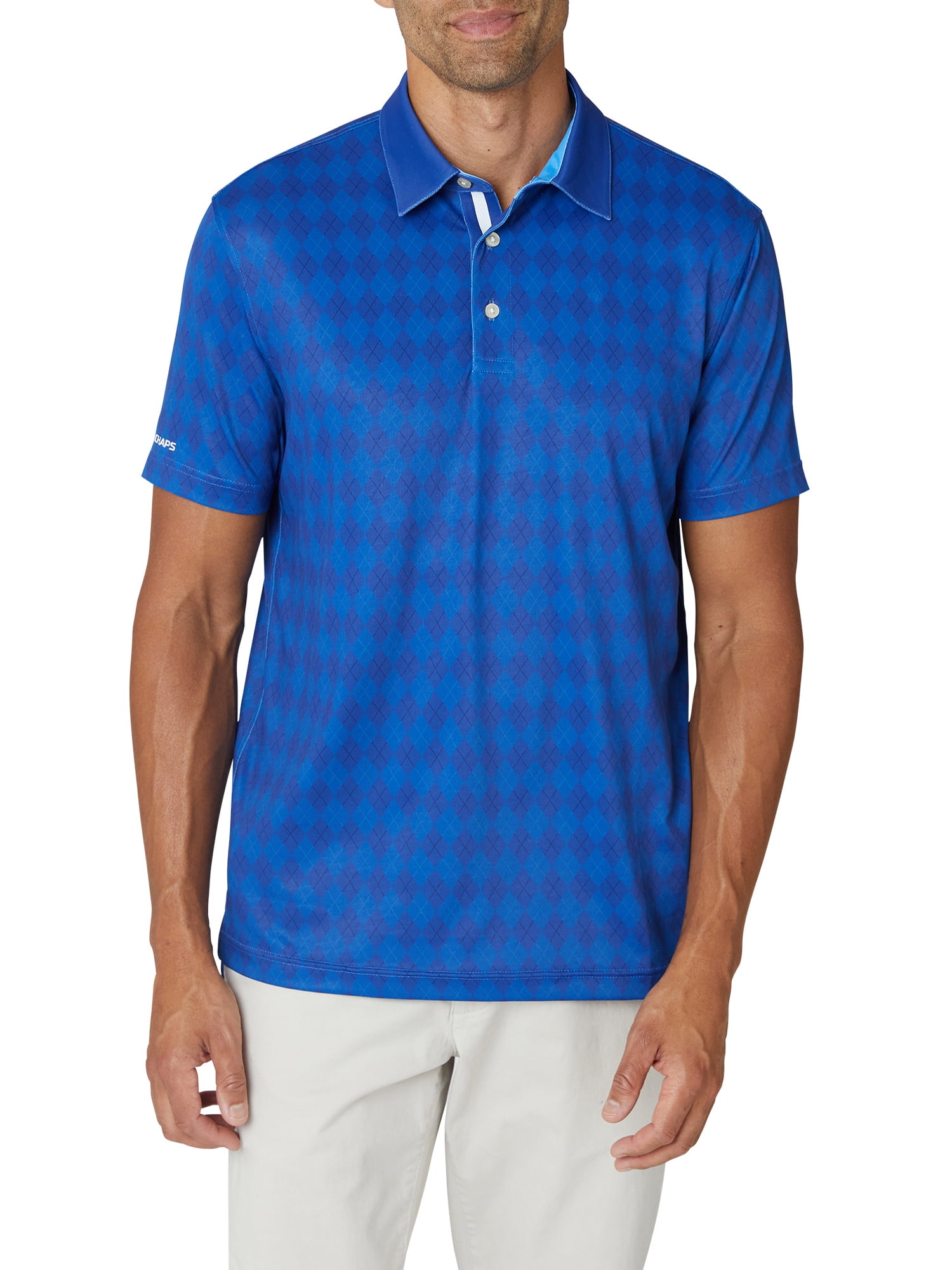 Chaps Men's Performance Golf Printed Polo Sizes S up to 3XL