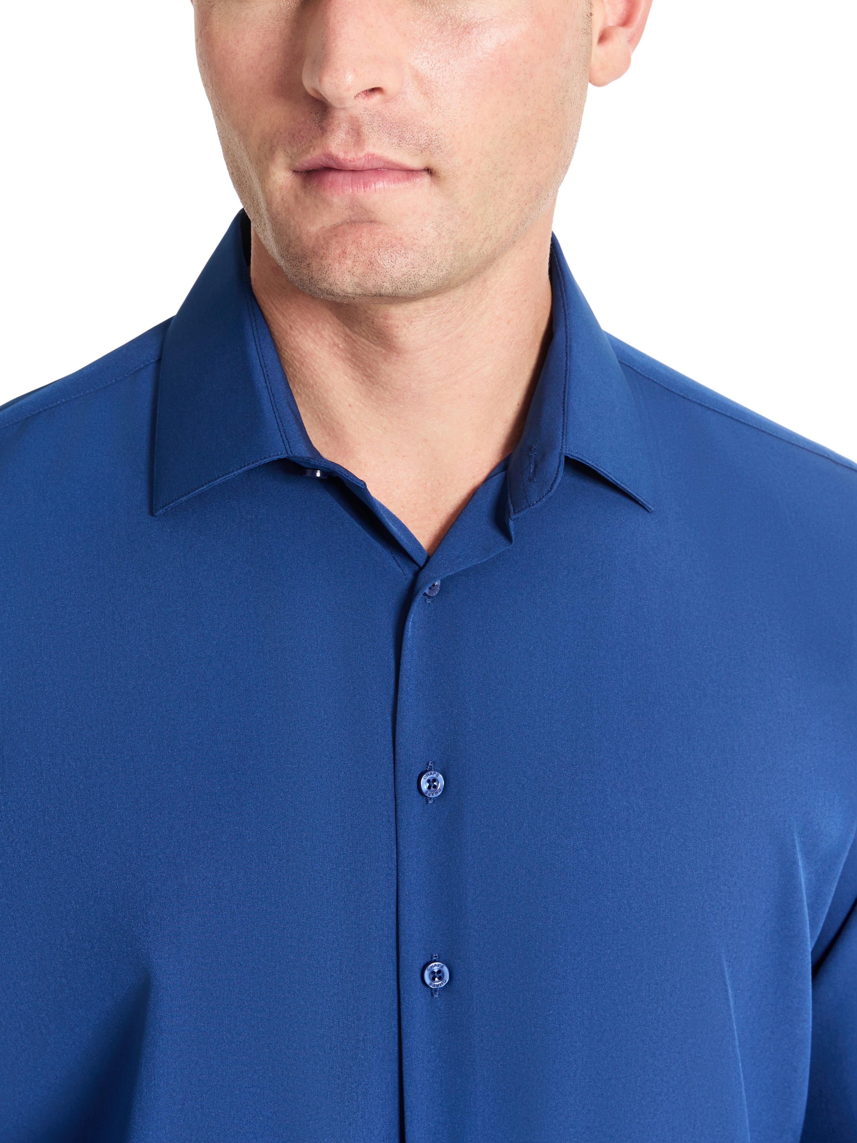 Chaps Men's Plain Classic Dress Shirt