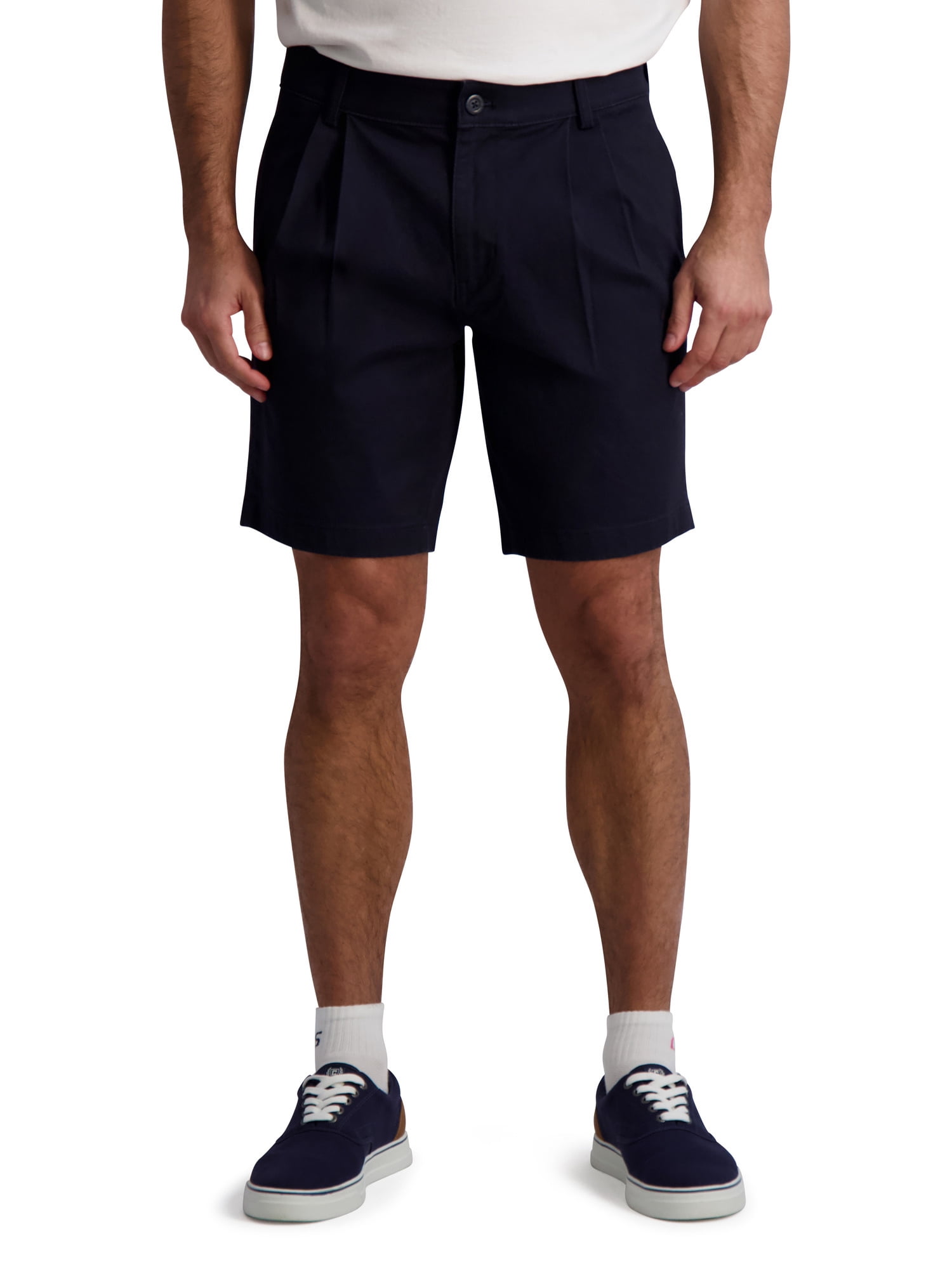 Chaps Men's Pleated Stretch Twill Shorts, Sizes 2852