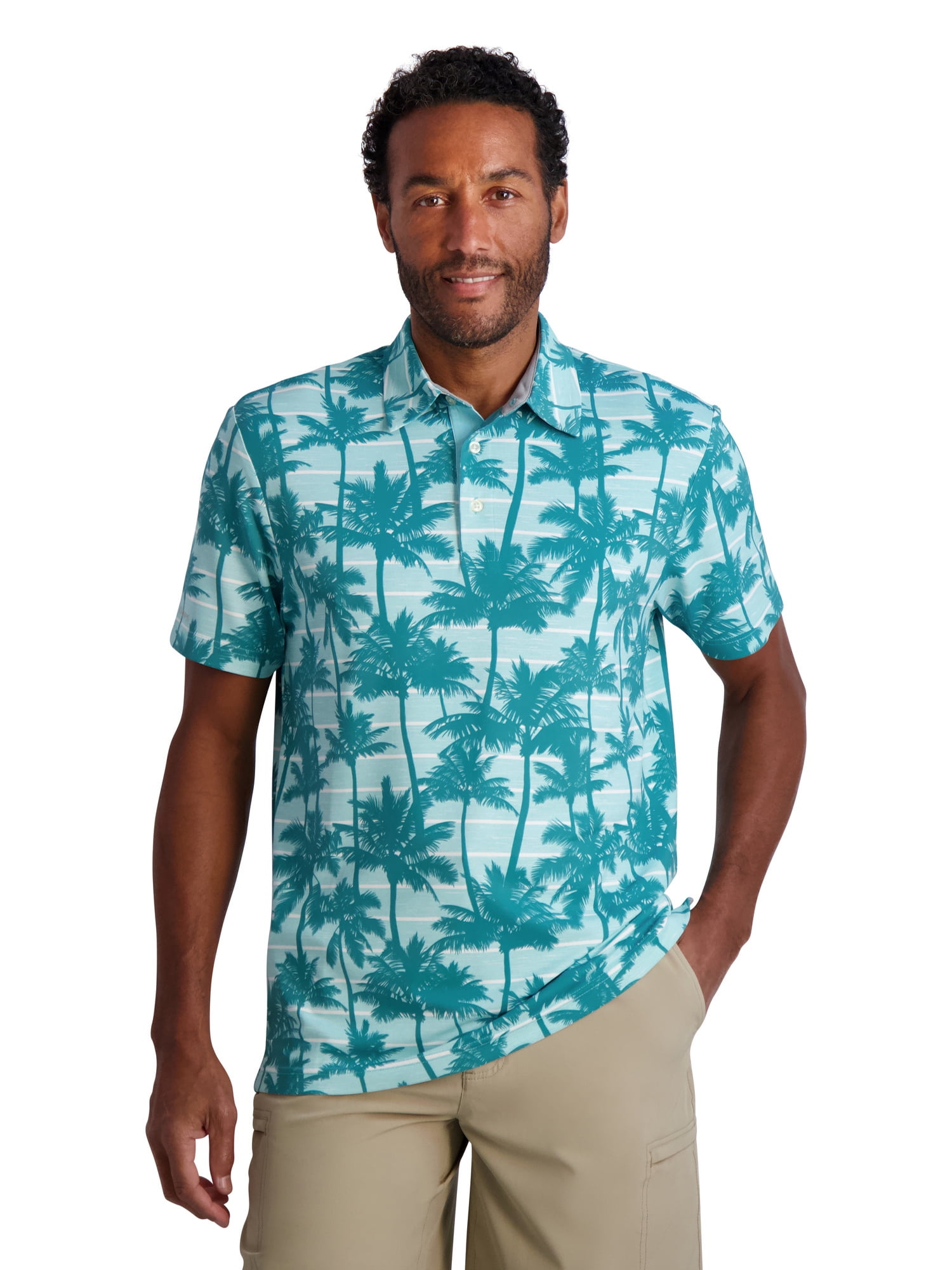 Chaps Men's Printed Golf Polo - Sizes S up to 3XL - Walmart.com