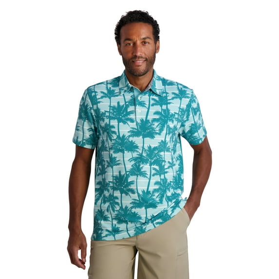 Chaps Men's Printed Golf Polo - Sizes S up to 3XL