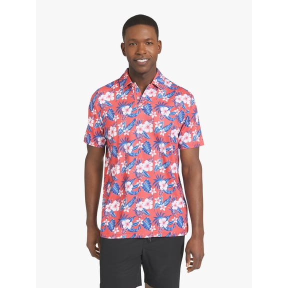 Chaps Men's Printed Performance Polo, Sizes S - 2XL