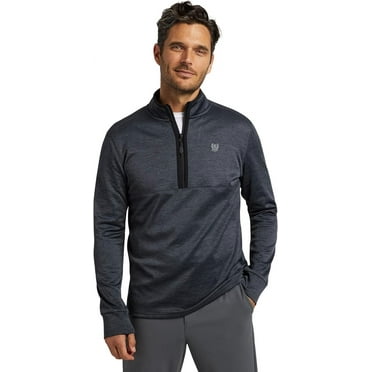 Chaps Men’s Quarter Zip Sweater - UPF 50+ Lightweight Dry Fit Sweater Fleece Golf Pullover (S-XXL)