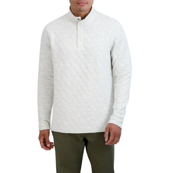 Chaps Men's Quilted Jersey Mock Neck Knit - Sizes XS up to 4XB