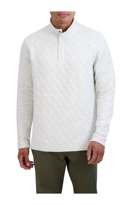 Men's Quilted Jersey Mock Neck Knit - Sizes XS up to 4XB
