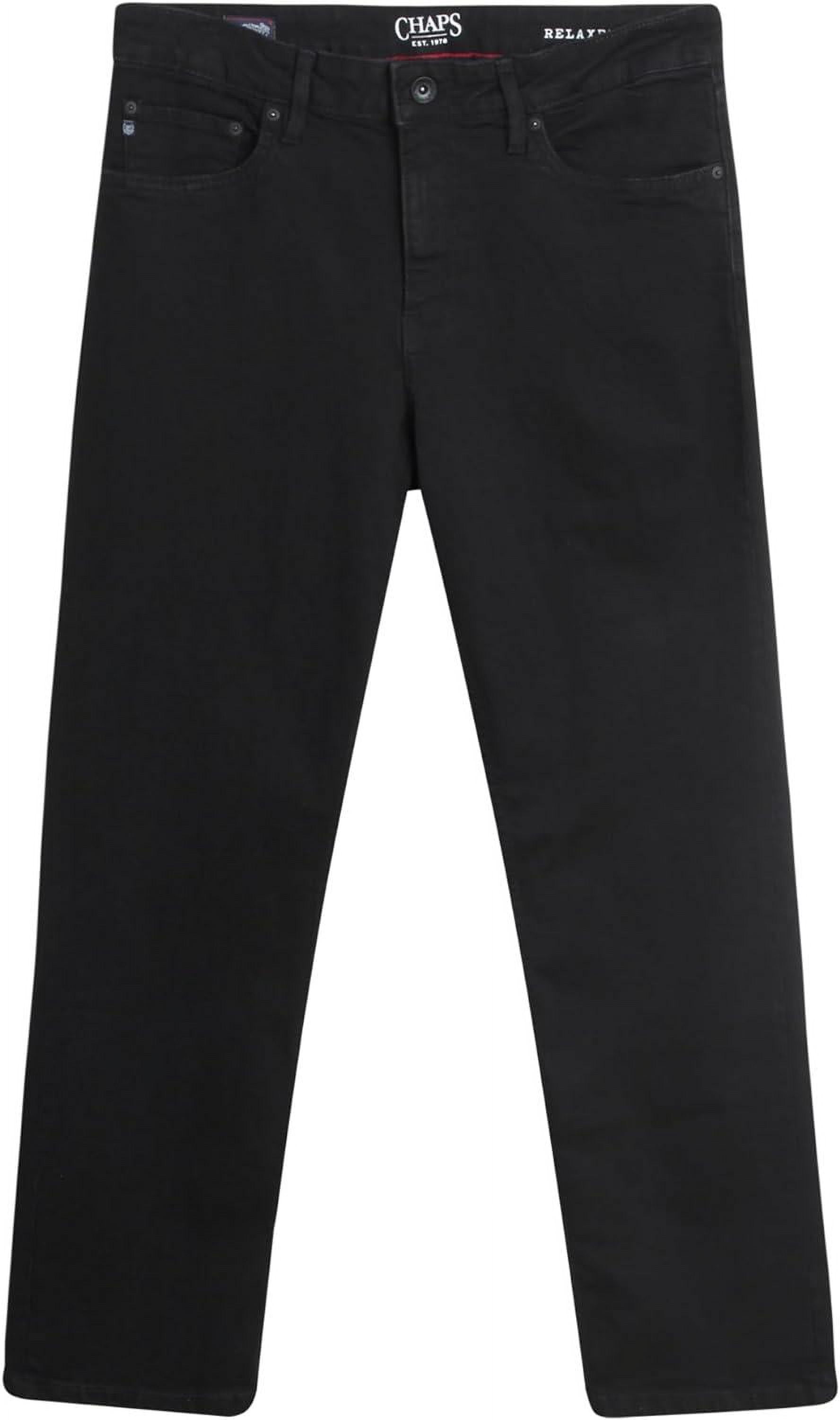Chaps Men's Relaxed Fit Jeans Straight Leg Stretch Comfort Denim Jeans for Men