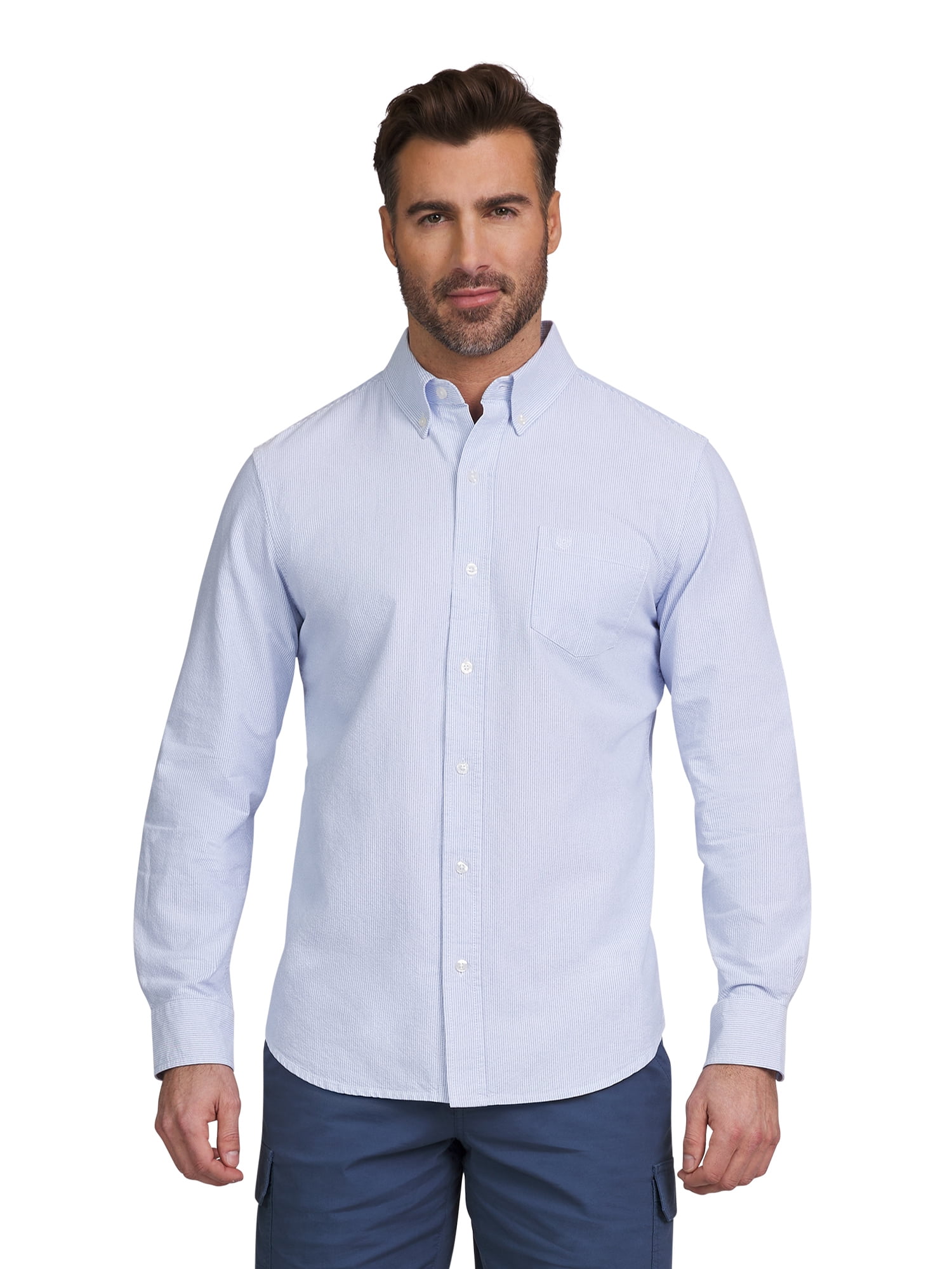 Chaps Men's Seacoast Wash Woven Oxford Shirt