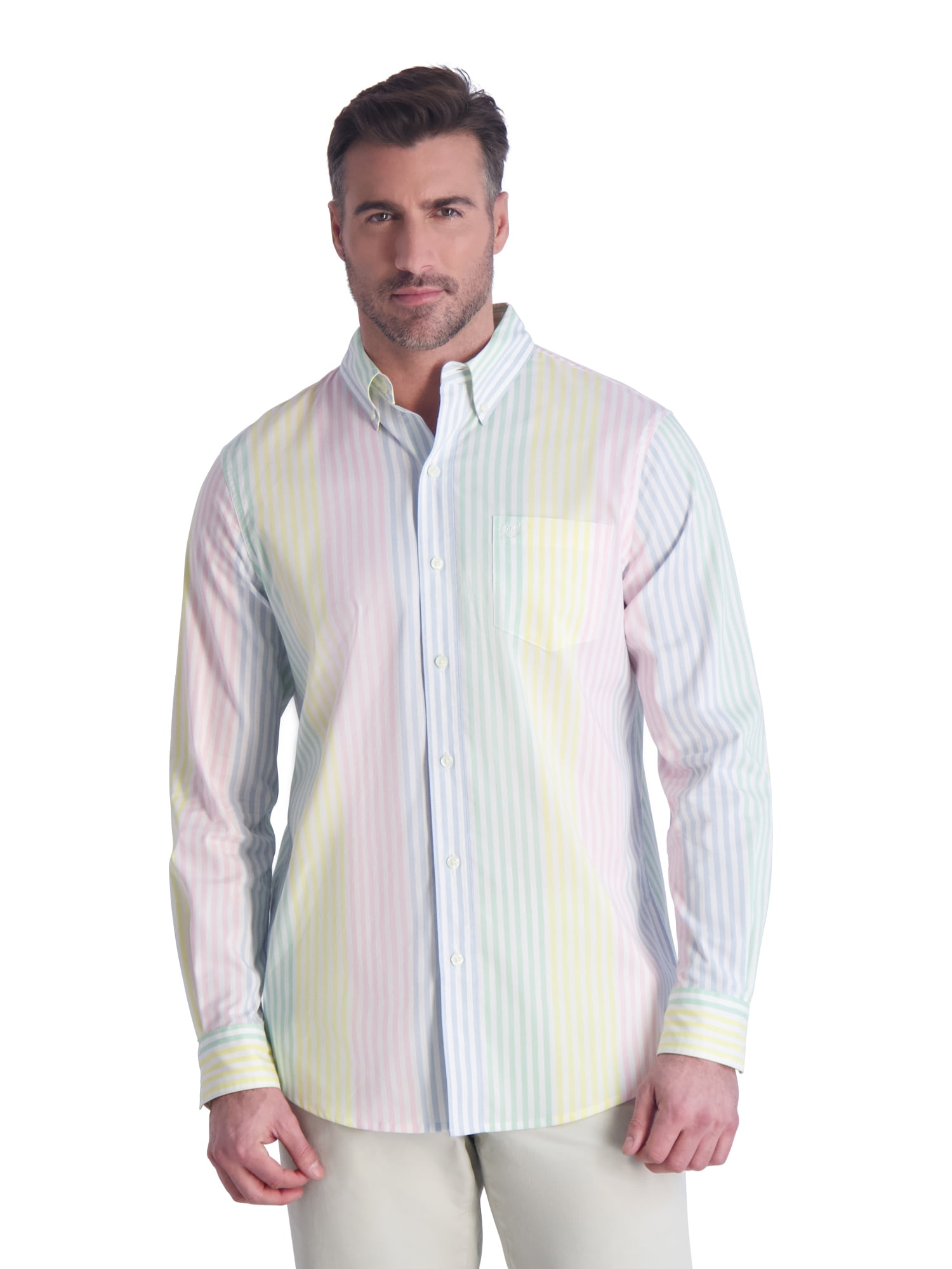 Chaps Men's Seacoast Wash Woven Oxford Shirt