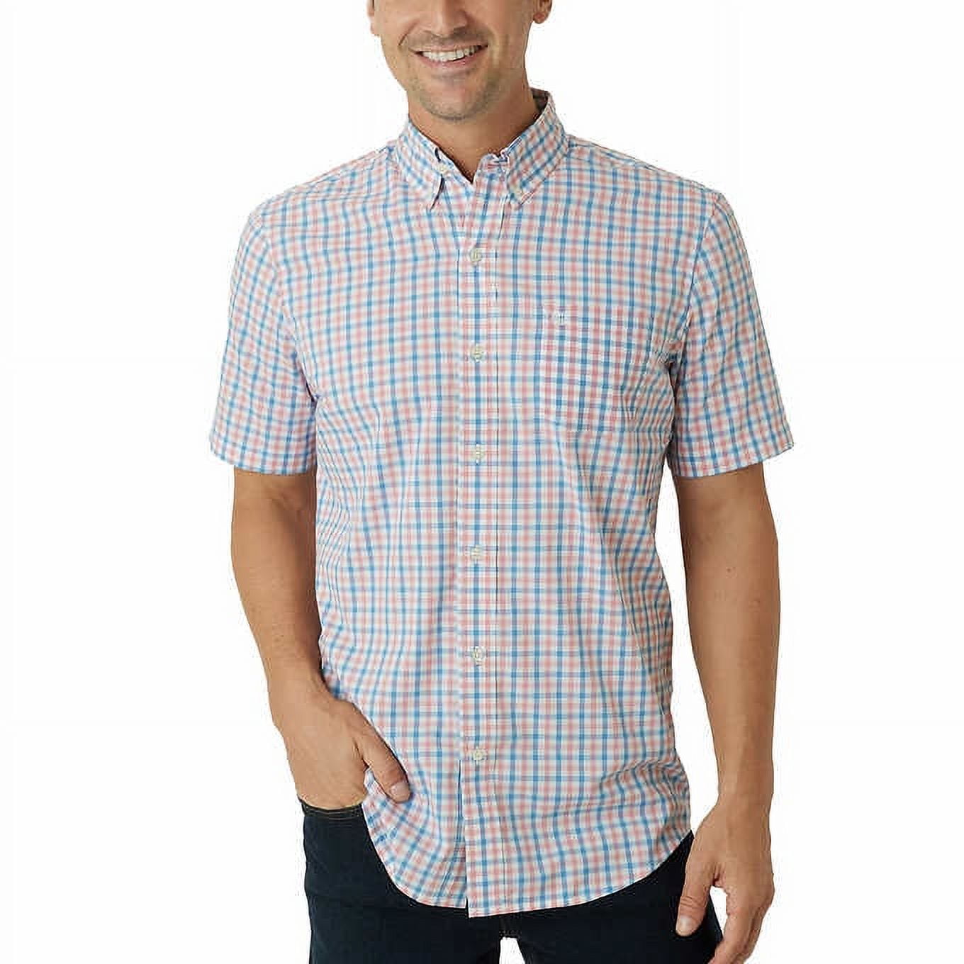 Chaps Men’s Short Sleeve Classic Fit (Multi, L) - Walmart.com