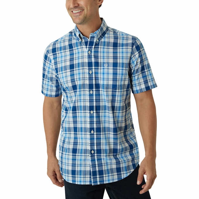 Chaps Men’s Short Sleeve Classic Fit (White, XXL) - Walmart.com