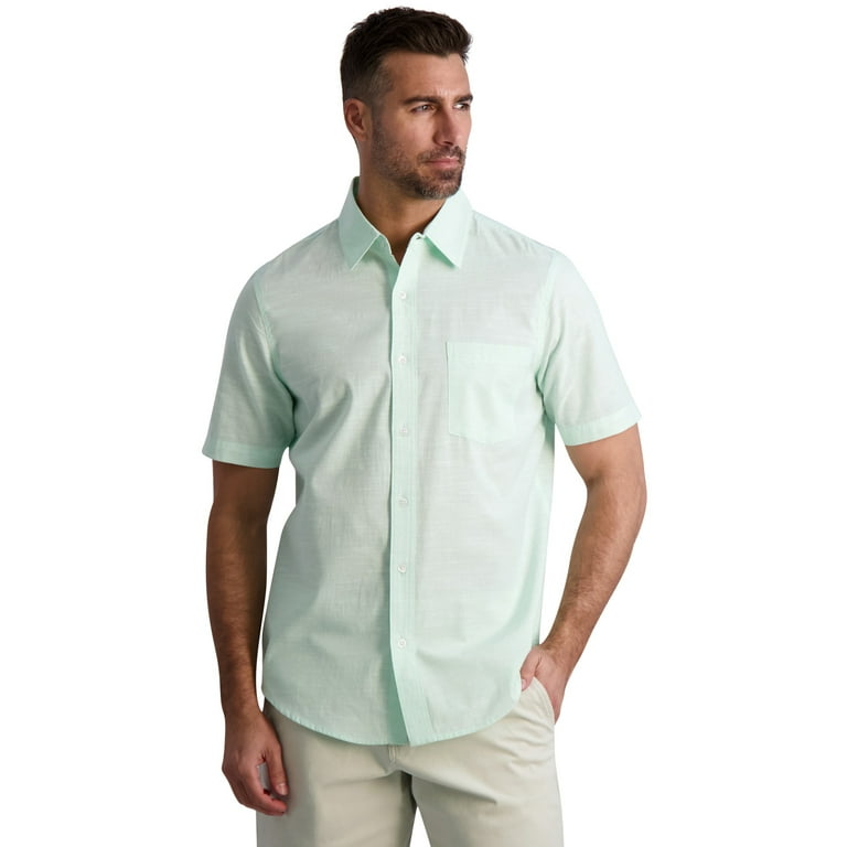 Ralph Lauren, Shirts, Ralph Lauren Mens 3xb Short Sleeve Button Down  Shirtpink Green Check Pink Logo