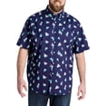 thumbnail image 1 of Chaps Men's Short Sleeve Nautical Easy Care Button Up Shirt-Size XS-3X, 1 of 1