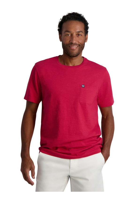 Men's Short Sleeve Slub Pocket Tee, Sizes XS-4XB