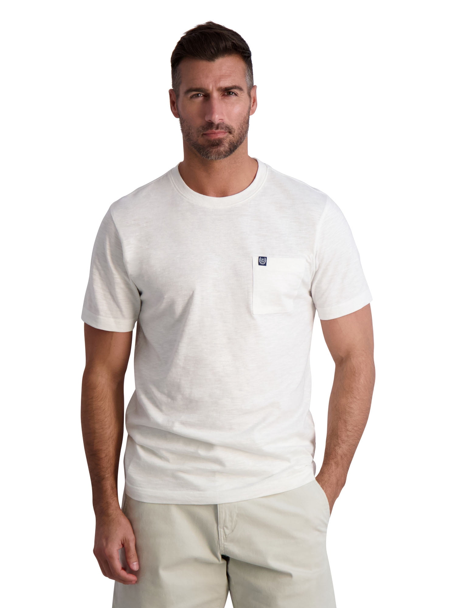 Chaps Men's Short Sleeve Slub Pocket Tee, Sizes XS-4XB - Walmart.com