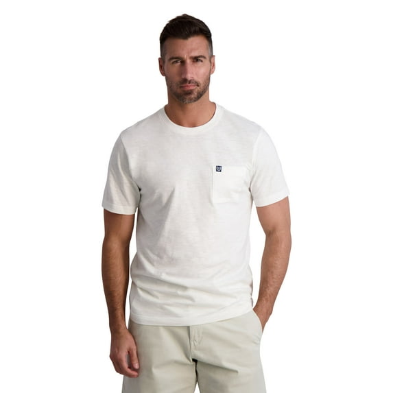 Chaps Men's Short Sleeve Slub Pocket Tee, Sizes XS-4XB
