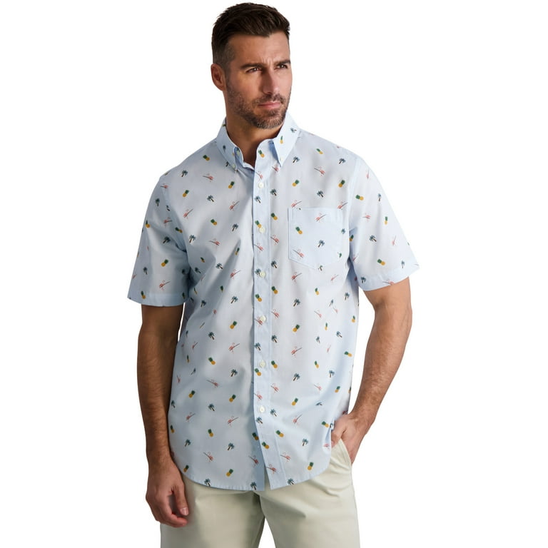 Chaps short sleeve best sale shirt