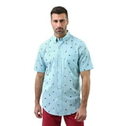 Chaps Men's Short Sleeve Stretch Woven Shirt, Sizes XS-4XB
