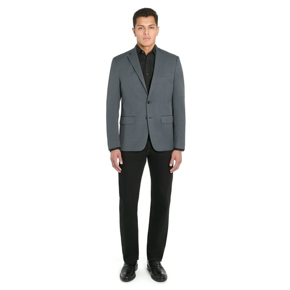 Chaps Men's Solid Classic Fit Tailored Suit Separate Jacket
