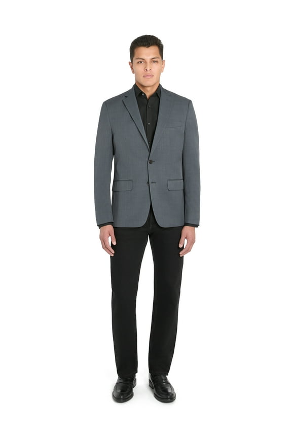 Men's Solid Classic Fit Tailored Suit Separate Jacket