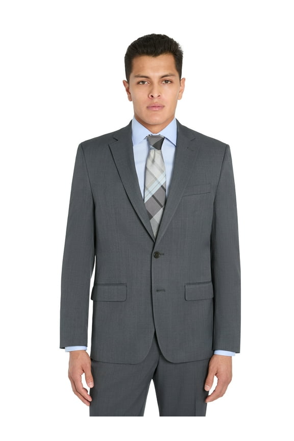 Men's Solid Classic Fit Tailored Suit