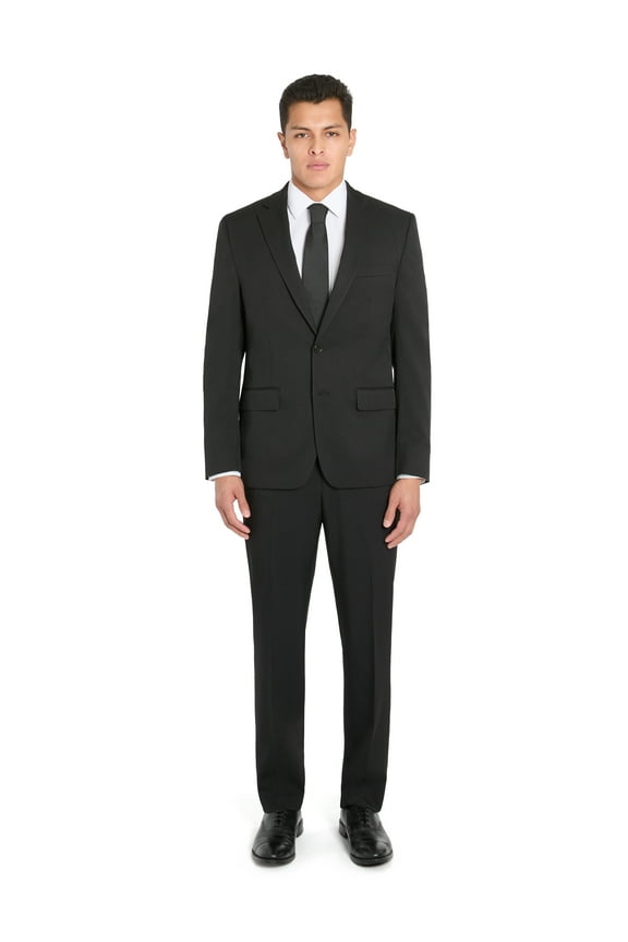 Men's Solid Classic Fit Tailored Suit