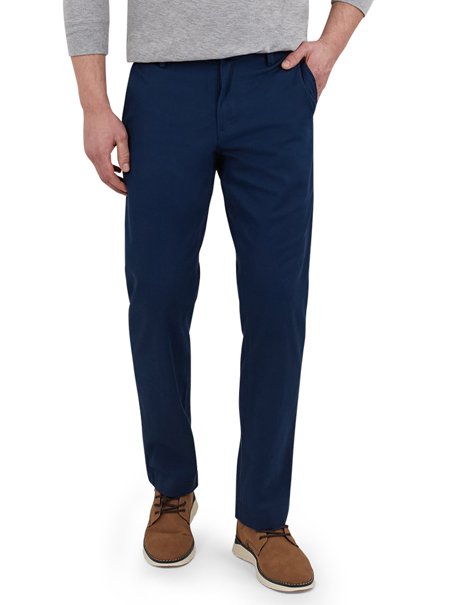 Chaps Men's Straight Fit Coastland Wash Stain Resistant Flat Front Classic  Chino Pant - Walmart.com