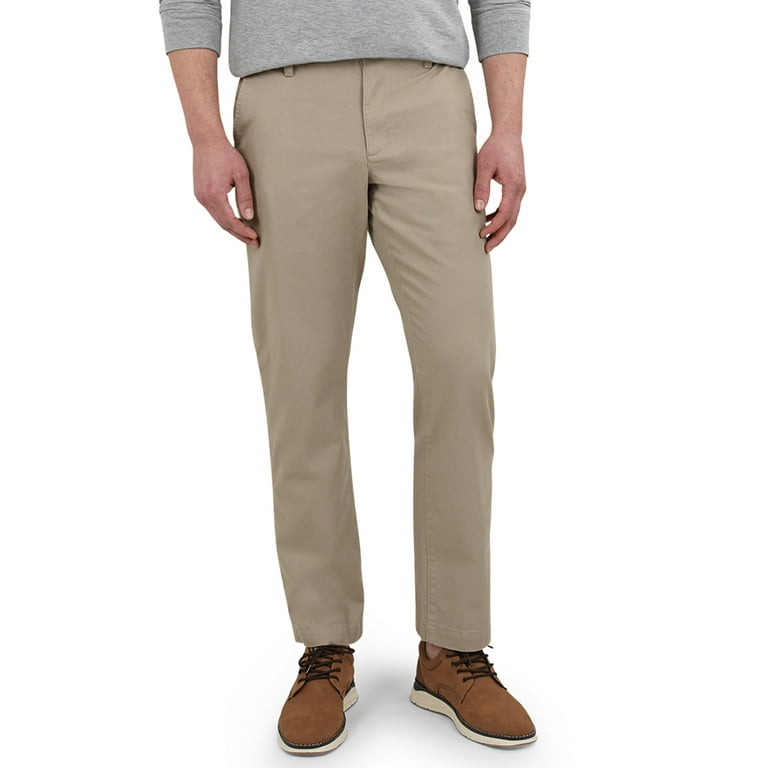 Chaps Men's Seacoast Wash Flex Twill Chino Pants 