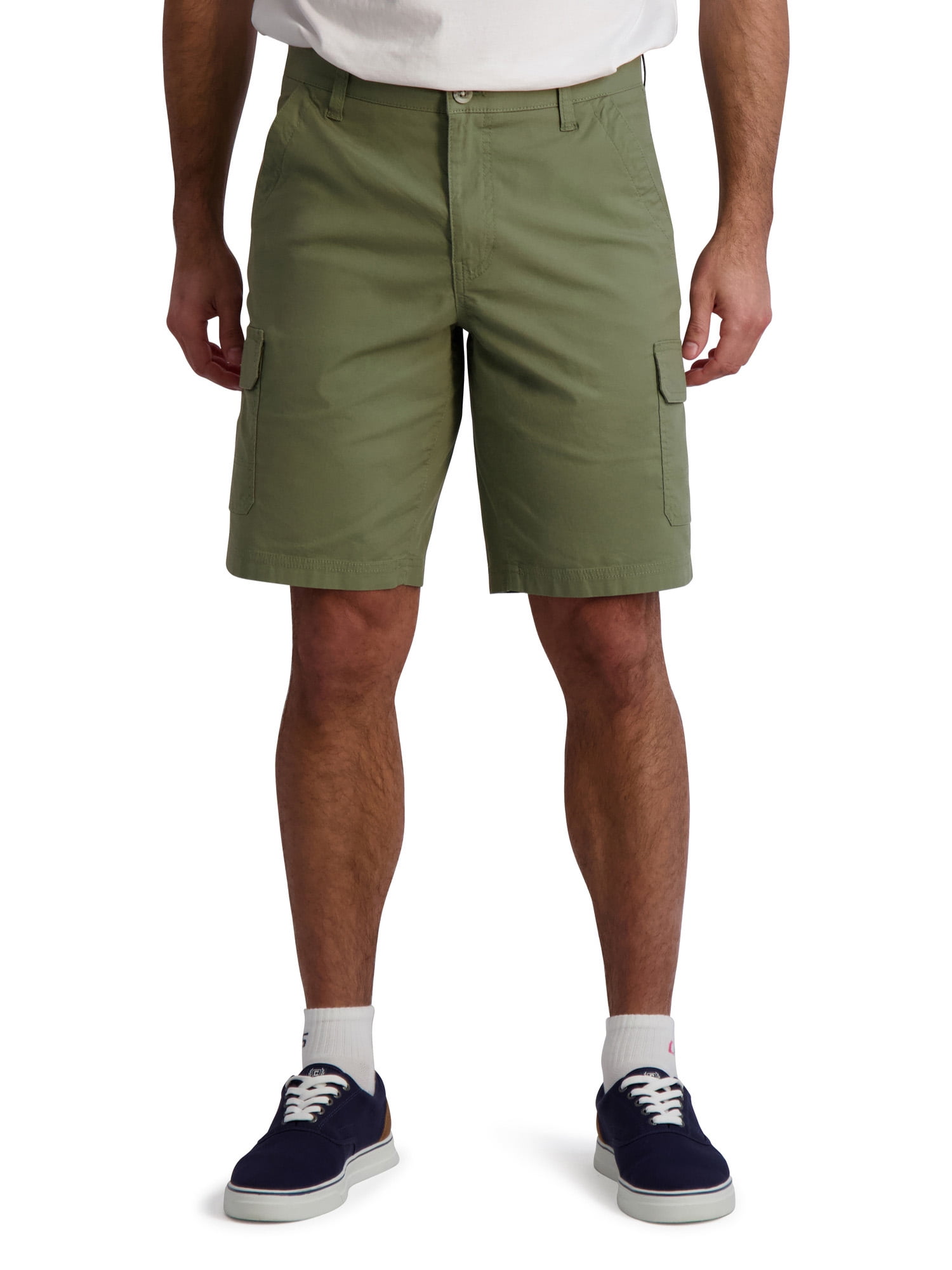 Chaps Men's Stretch Poplin Cargo Shorts, Sizes 28-52 