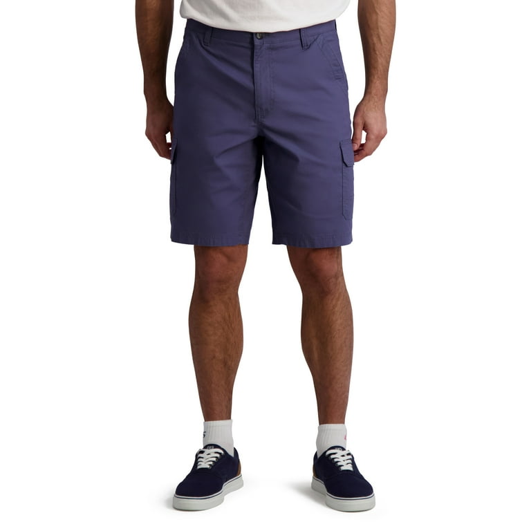Chaps Men s Stretch Poplin Cargo Shorts Sizes 28 52 Walmart