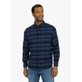thumbnail image 1 of Chaps Men's and Big Men's Comfort Stretch Flannel Shirt, Sizes S-2XL, 1 of 7