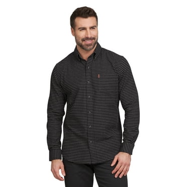 Chaps Men's and Big Men's Comfort Stretch Flannel Shirt, Sizes S-2XL