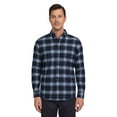 thumbnail image 1 of Chaps Men's and Big Men's Comfort Stretch Flannel Shirt, Sizes S-2XL, 1 of 6