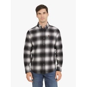 Chaps Men's and Big Men's Comfort Stretch Flannel Shirt, Sizes S-2XL