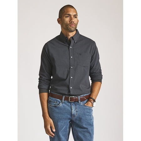 Chaps Men’s and Big Men’s Easy Care Long Sleeve Shirt, Sizes S–2XL