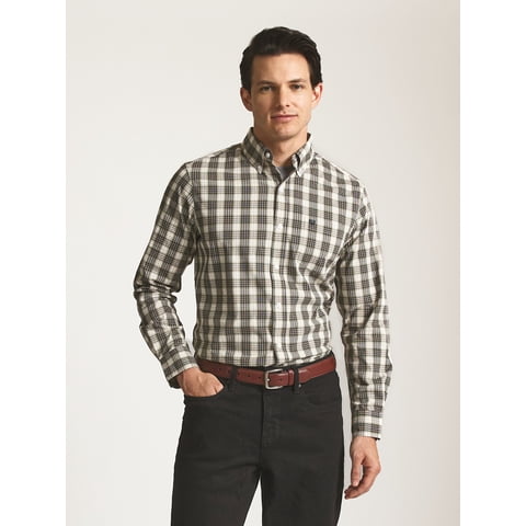 Men’s and Big Men’s Easy Care Long Sleeve Shirt, Sizes S–2XL