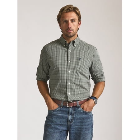 Chaps Men’s and Big Men’s Easy Care Long Sleeve Shirt, Sizes S–2XL