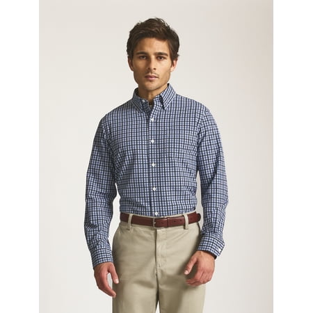 Chaps Men’s and Big Men’s Everyday Performance Long Sleeve Shirt, Sizes S–2XL