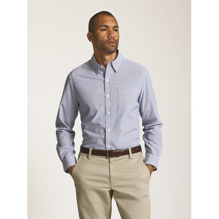 Chaps Men’s and Big Men’s Everyday Performance Long Sleeve Shirt, Sizes S–2XL