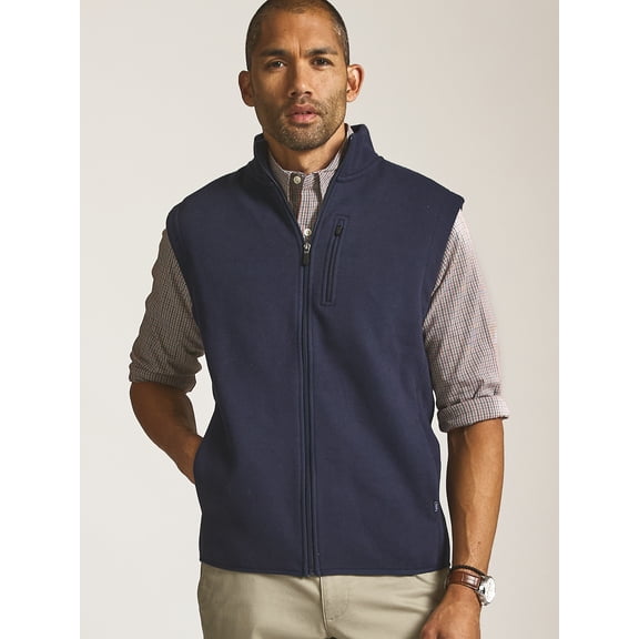 Chaps Men’s and Big Men’s Everyday Performance Norwell Sweater Fleece Vest, Sizes S–2XL