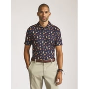 Chaps Men’s and Big Men’s Everyday Performance Printed Polo, Sizes S–2XL