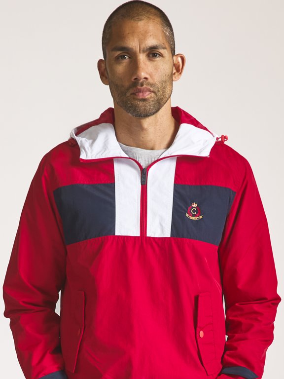Men’s and Big Men’s Heritage Colorblocked Anorak, Sizes S–3XL