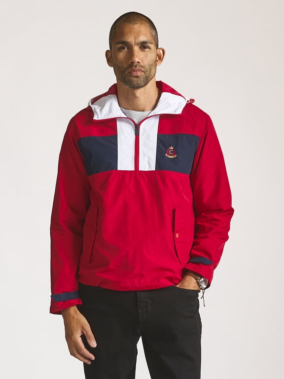 Men’s and Big Men’s Heritage Colorblocked Anorak, Sizes S–3XL