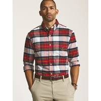 Chaps Men's Heritage Cotton Oxford Shirt (Sizes S-2XL, Winter White)