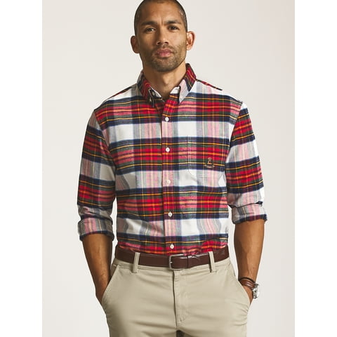 Men’s and Big Men’s Heritage Cotton Oxford Shirt, Sizes S–2XL
