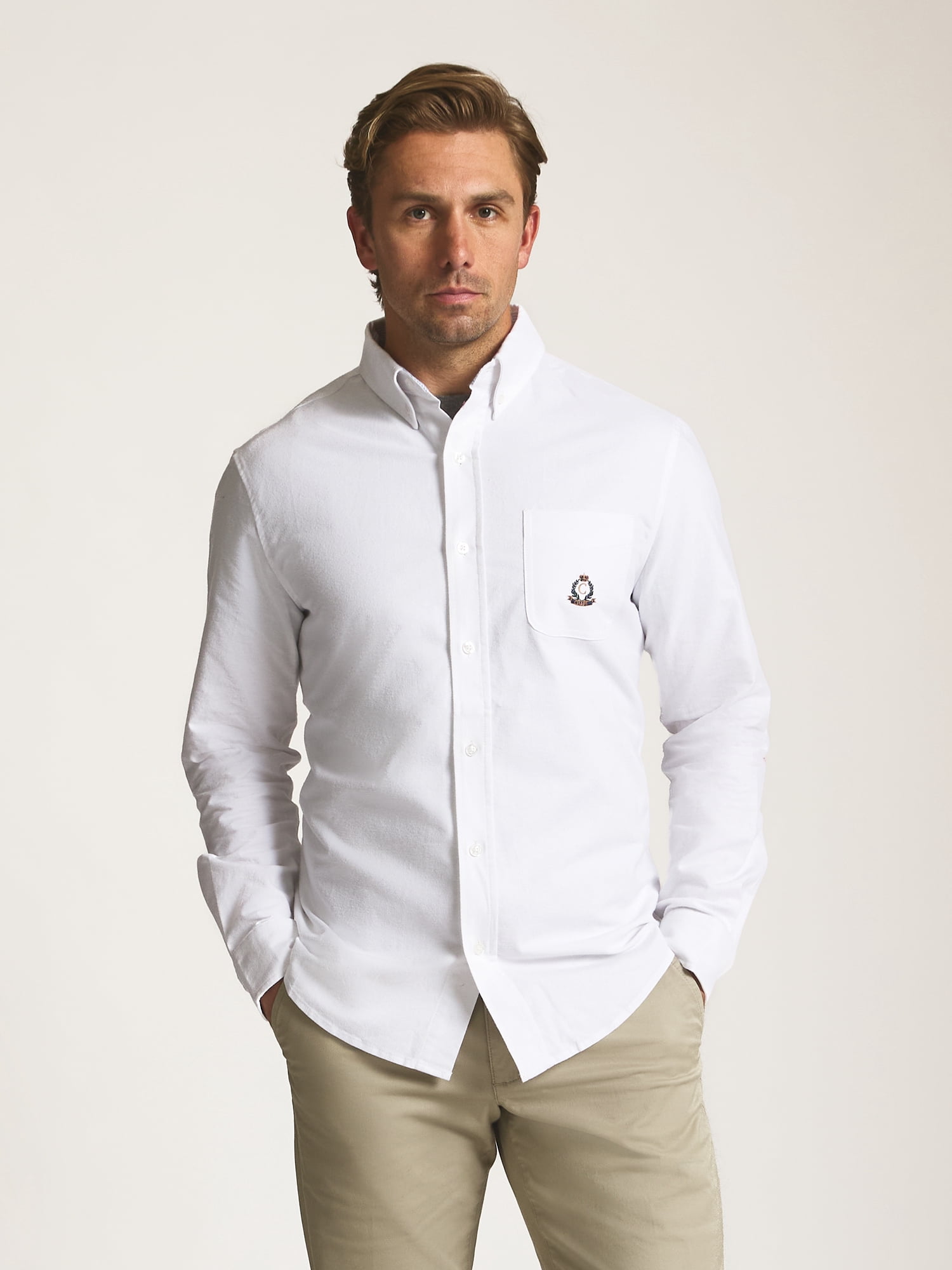 Chaps Men’s and Big Men’s Heritage Cotton Oxford Shirt, Sizes S–2XL