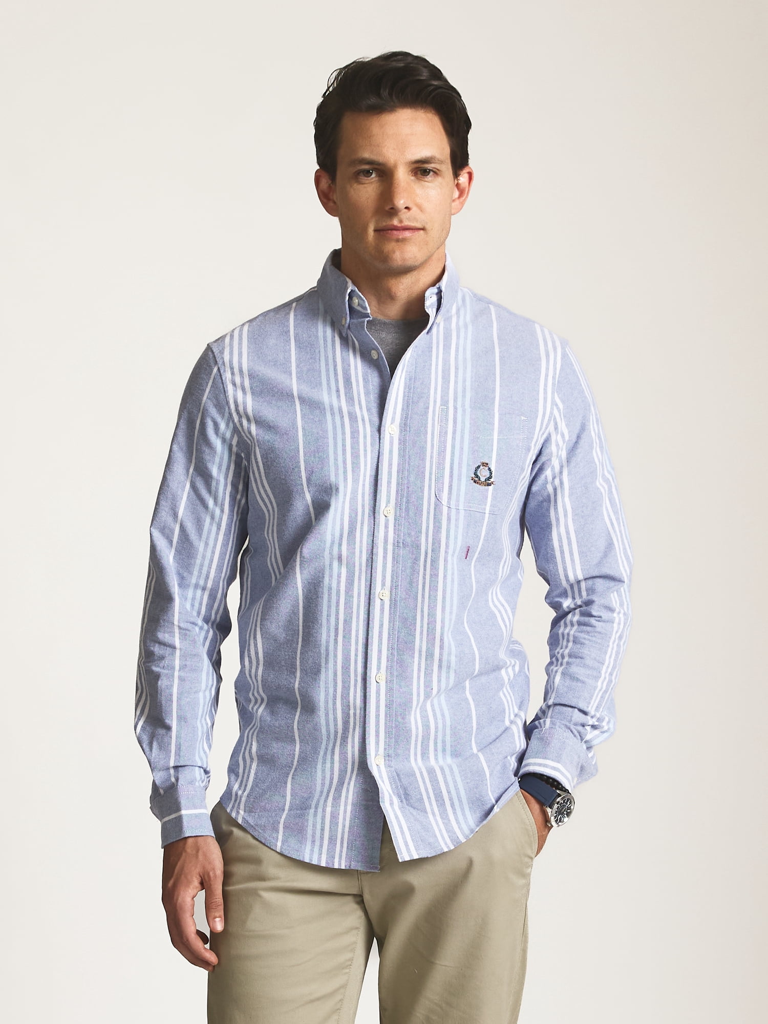 Chaps Men’s and Big Men’s Heritage Cotton Oxford Shirt, Sizes S–2XL