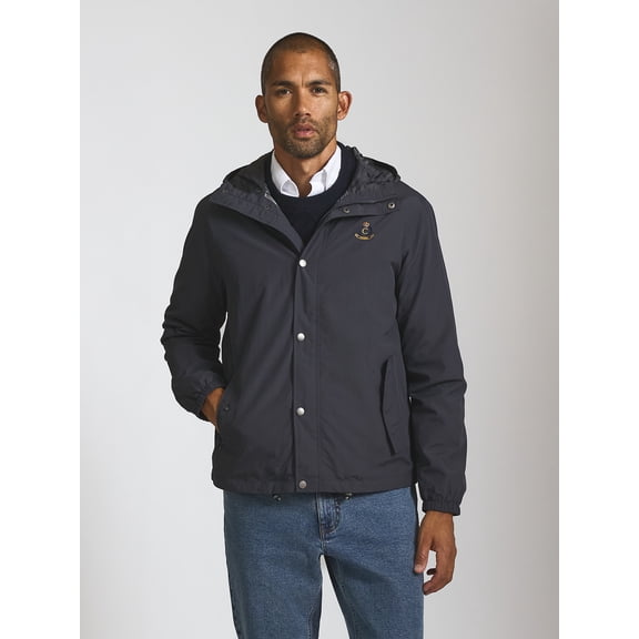 Chaps Men’s and Big Men’s Heritage Hooded Rain Jacket, Sizes S–2XL