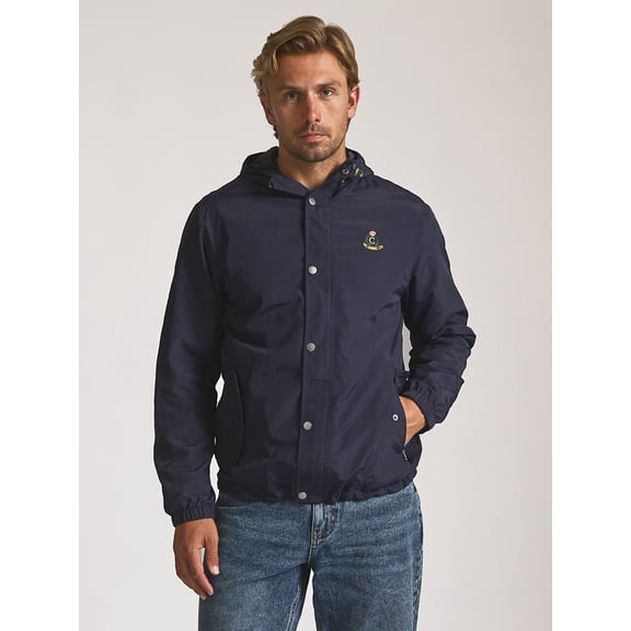 Chaps Men’s and Big Men’s Heritage Hooded Rain Jacket, Sizes S–2XL