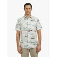 thumbnail image 1 of Chaps Men's and Big Men's Linen-Blend Print Woven Shirt, Sizes S-3XL, 1 of 6