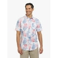 thumbnail image 1 of Chaps Men's and Big Men's Linen-Blend Print Woven Shirt, Sizes S-3XL, 1 of 6